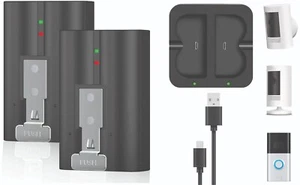 2X Battery For Ring-Doorbell Video 2/3/3 Plus/4 Spotlight/Stick Up Peephole Cam - Picture 1 of 6
