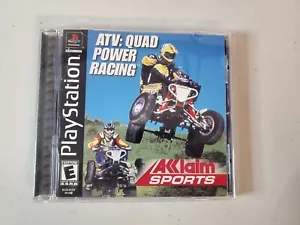 ATV Quad Power Racing PS1 PlayStation 1 Complete Cleaned Tested - Picture 1 of 6
