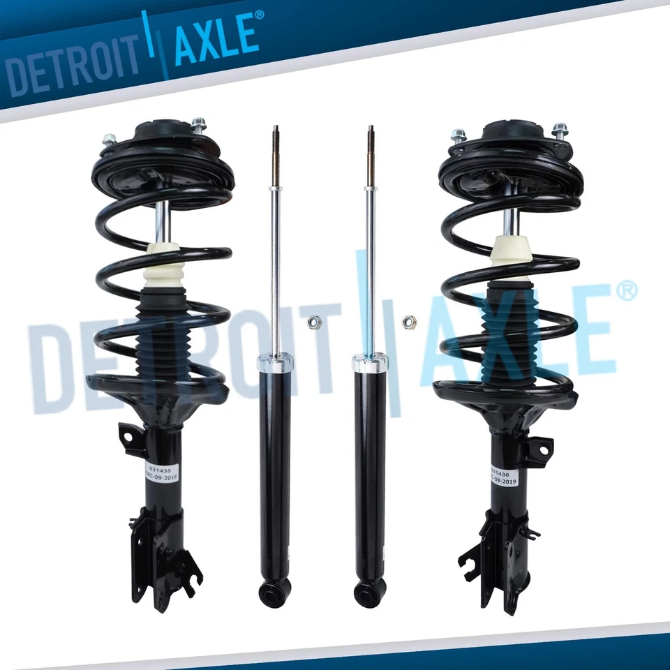 Kit de amortiguadores delanteros traseros para Hyundai Santa Fe 2003 2004 2005 2006 Foto 1 de 4