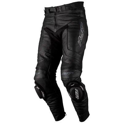 Pantalones de mezclilla de cuero para motocicleta RST S1 negros Foto 1 de 4