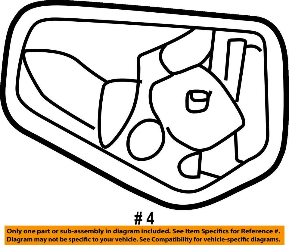 NUEVO MOPAR GENUINO OEM Puerta Delantera Izquierda Ventana Motor 4724417AB Foto 1 de 3