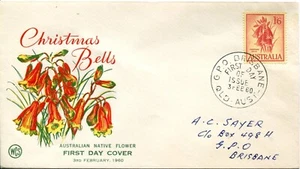 1960 1/6 Christmas Bells - WCS FDC - Picture 1 of 2
