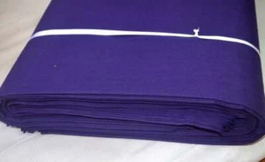 Indian Handmade Plain Solid Pure 100%Cotton Fabric Voile Hand-Dyed Sewing Fabric - Picture 1 of 10