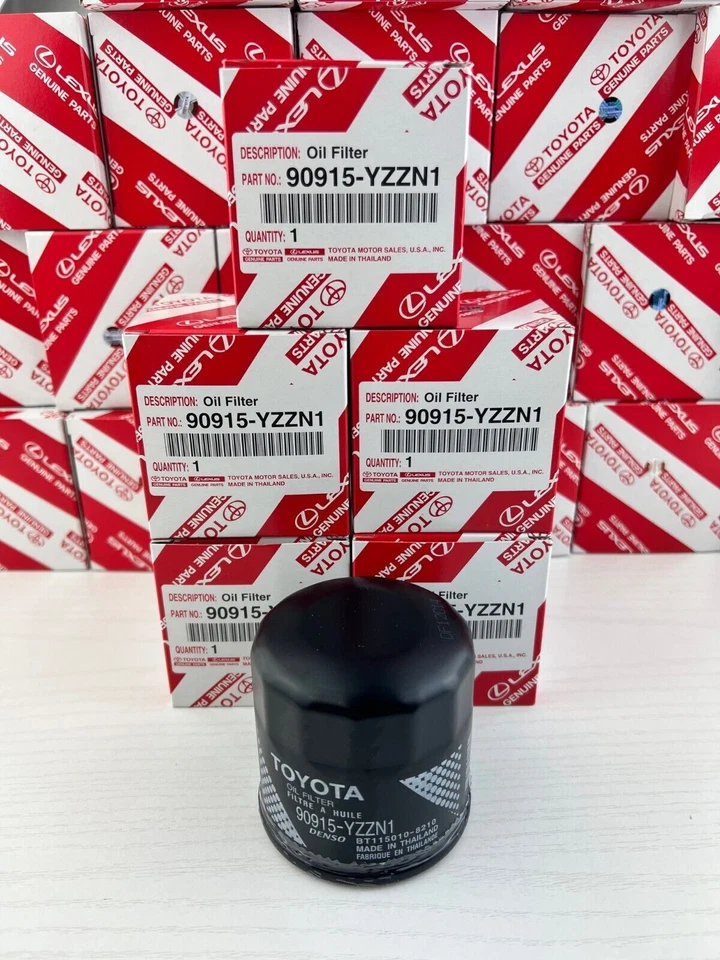 NEW OIL FILTER SET OF (5) 90915-YZZN1 OEM FOR TOYOTA LEXUS - Image 1 of 1