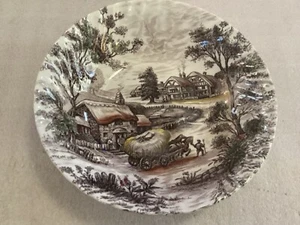 YORKSHIRE IRONSTONE BOWL HAY WAGON - Picture 1 of 8