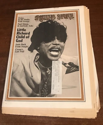 ROLLING STONE Magazine No 59 May 28, 1970 Little Richard Janis Joplin Cream - Image 1 of 4