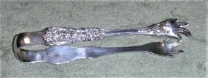 FRANCIS I ~ Reed & Barton ~ STERLING ~ Large SUGAR TONGS ~ c1907 ~ 4 3/4" - Picture 1 of 5