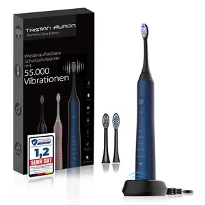 Tristan Auron Elektrische Schallzahnbürste-55000 VPM-5 Modi-60 Tage Akku - Blau - Bild 1 von 7