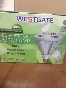 Westgate CL-PT2-40W-E39 LED Post Top Corn Lamp Reversible 40 Watt Mogul (E39) Ba - Picture 1 of 4