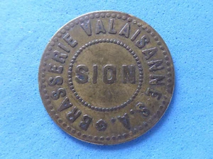 1206) Switzerland Brasserie Valaisanne Sion 1/2 Liter Bier 24mm Scarce £30.00 - Picture 1 of 2