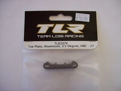 Team Losi Racing TLR2979 22 Series Aluminum 3.5° High Roll Center Toe Plate - Image 1 of 4