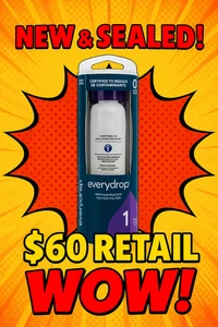 ΕVΕRYDROP ΕDR1RXD1 Refrigerator Water Filter 1 Replacement,White,New One - Picture 1 of 4