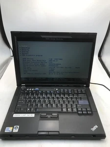 Lenovo ThinkPad R400 Intel Core 2 Duo 14" Laptop- BOOTS/Missing Components- MZ - Picture 1 of 6