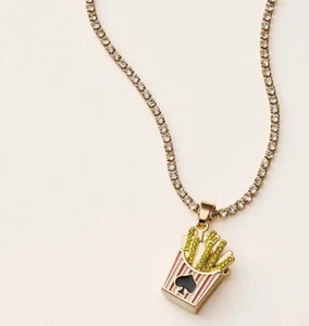 NIB Kate Spade X Target French Fry Necklace ( Fries ) - Picture 1 of 4