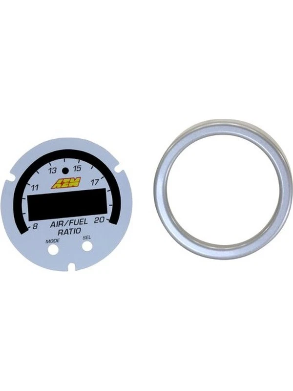 AEM X-Series Air/Fuel Ratio Gauge Accessory Kit Silver Bezel (30-0300-ACC) - Image 1 of 4