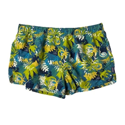Patagonia Barely Baggies Shorts Women's Large 2" Inseam Tropical Leaves 57043 - Image 1 of 4