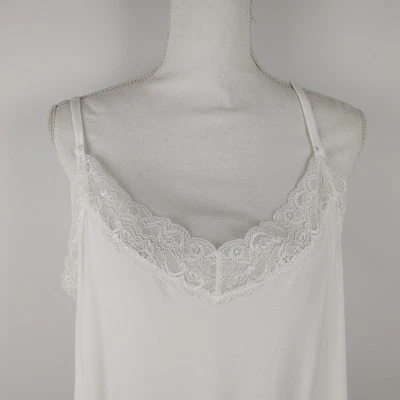 Lane Bryant Women's Cami Tank Top Layering Plus Heart Lace Chest 18/20 White - Image 1 of 4