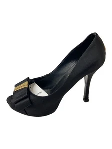 Louis Vuitton Damier Ribbon Pumps//37/Blk// - Picture 1 of 5