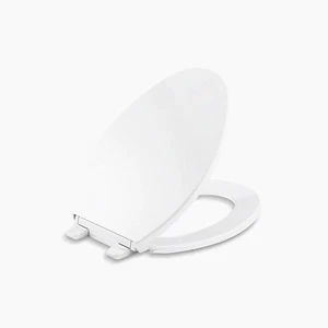 KOHLER Sedile WC Bianco, Minimalista, Allungato, Manuale, 14.1875 x 18 Bianco - Foto 1 di 3