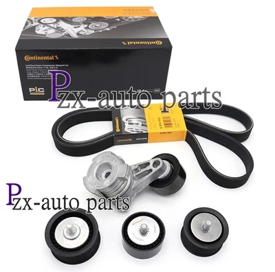 Continental Drive Belt Tensioner Kit For BMW X5 6 7 F01 F02 F03 F04 E71 N54 - Image 1 of 4