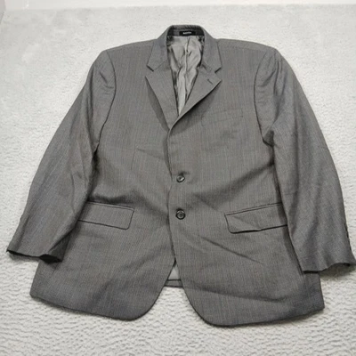 Blazer Joseph & Feiss Dorado Para Hombres 44 Corto Gris Lana Calce Ejecutivo Traje Chaqueta Foto 1 de 4