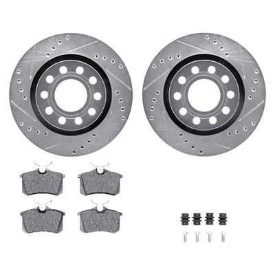 For Audi Allroad Quattro 04-05 Brake Kit DFC EURO-KIT 5000+ Drilled & Slotted - Image 1 of 3