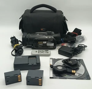 JVC Everio GZ-HD7U 3CCD 60GB HD Hard Disk Drive Hybrid Full HD Camcorder TESTED! - Picture 1 of 24