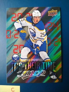 2024-25 Upper Deck MVP It's Their Time Owen Power #IT-19 Buffalo Sabers - Picture 1 of 2