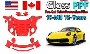 PreCut PPF Paint Protection Film For Porsche 911 Carrera T 2023-2024 - Picture 1 of 12