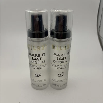 2PK Milani Make It Last Original Setting Spray ~ Natural Finish ~ 60 mL ~ SEALED - Image 1 of 3