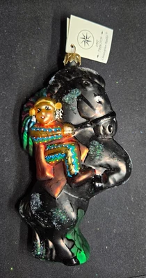 Christopher Radko Yippy Yi Yo Horse 1996 adorno Foto 1 de 4