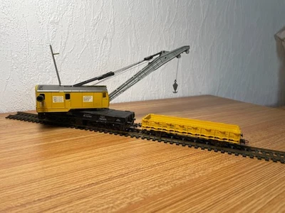 Roco Modellbahn H0 44316B DB Kranwagen mit Schutzwagen - Bild 1 von 4