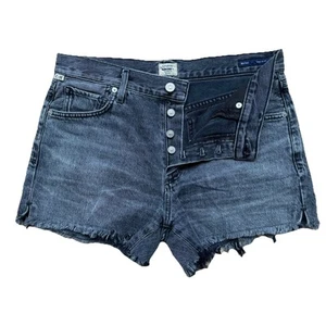 Citizens of Humanity Black Marlow Easy Jean Shorts Gr. 27 CoH Cut Off Denim - Bild 1 von 12