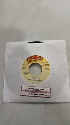 Dion & The Belmonts  I wonder why /Runaround sue   7" record vinyl 45rpm - Image 1 of 3
