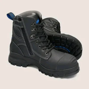Blundstone 997 Steel Toe Lace Up Side Zip, Water Resistant, Bump Cap, Black US 6 - Picture 1 of 1