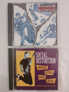 Social Distortion (2 CD Lot) Somewhere Between Heaven And Hell Punk Rock 1990s  - Picture 1 of 21