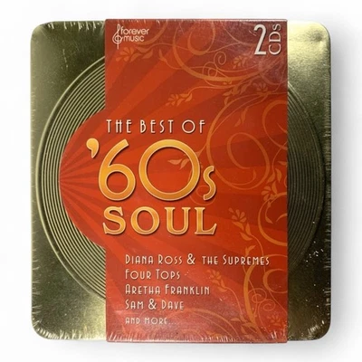 Best of 60s Soul [2007] 2x CD Tin Box Set [Diana Ross, Aretha Franklin] - New - Image 1 of 4