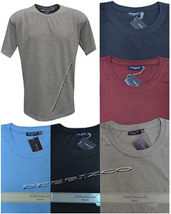 Camiseta Top para Hombre Mangas Cortas Talla King Cuello Redondo Liso 3XL - 6XL por Tom Hagan - Imagen 1 de 6