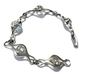 Silberarmband Bergkristall Theodor Klotz 925 er Silber Armband 18,5 cm Teka - Bild 1 von 11
