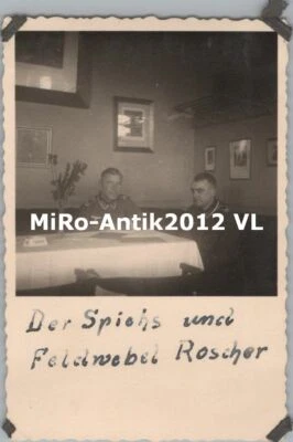 Photo, W1/59, Der Spiehs und Feld Serge Roscher, VL (80081) - Photo 1/2