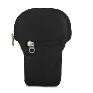 Damen Pure Leder Zigaretten-Etui Anzünder Match Taschen Reißverschluss Münze - Bild 1 von 4