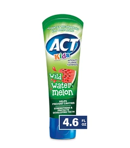 ACT Kids Anticavity Fluoride Toothpaste 4.6 oz Wild Watermelon - Picture 1 of 4