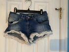 Vntage Super Dry Denim Goods Size Waist 26 Hot Pants Great Preowned Condition 