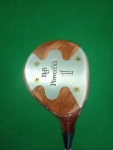 HB Powerbilt Persimmon Wood Golf Club Grand Slam Driver Right 42.5" Steel W8622M - Picture 1 of 16