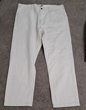 Best Made Co Jeans Mens 38x29 Beige Denim Straight Leg Cotton Blend Regular Fit