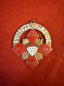 (4) Karnevalsorden Köln Prinzengarde 1956 Orden Karneval Fasching - Bild 1 von 1