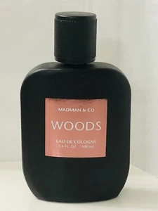 MADMAN & CO. Tru Fragrance WOODS Eau De Cologne Spray For Men EDC 3.4 FL.OZ~NEW - Picture 1 of 6