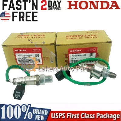 OEM 2PCS OXYGEN O2 SENSOR UPSTREAM & DOWNSTREAM FOR 2007-2011 HONDA CR-V 2.4L  - Изображение 1 из 4