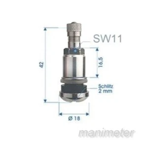 100 x Metallventil Ø 11,3 Metallventile MS 525 - Bild 1 von 1