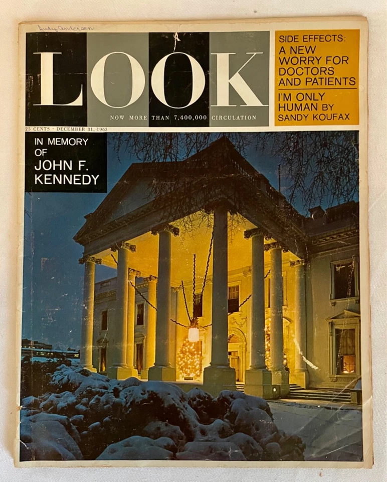 VTG LOOK Magazine..In Memory of John F. Kennedy...Dec. 31, 1963 Foto 1 de 1